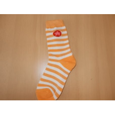 Dívčí ponožky dle naší aktuální nabídky Kids - oranžová + proužek 31 - 34