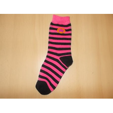 Dívčí ponožky dle naší aktuální nabídky Kids -fuchsie + proužek 31 - 34