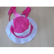 Lehoučký dívčí klobouček TaN - tmavě růžová 48 cm