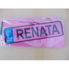 Mini SPZ na kočárek - TOTÁLNÍ VÝPRODEJ !!! Renata