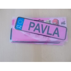 Mini SPZ na kočárek - TOTÁLNÍ VÝPRODEJ !!! Pavla