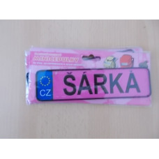 Mini SPZ na kočárek - TOTÁLNÍ VÝPRODEJ !!! Šárka