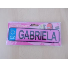 Mini SPZ na kočárek - TOTÁLNÍ VÝPRODEJ !!! Gabriela