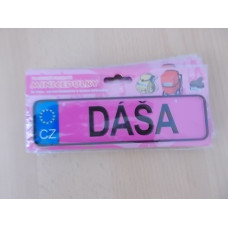 Mini SPZ na kočárek - TOTÁLNÍ VÝPRODEJ !!! Dáša