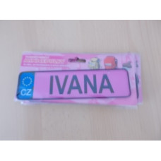 Mini SPZ na kočárek - TOTÁLNÍ VÝPRODEJ !!! Ivana