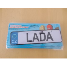 Mini SPZ na kočárek - TOTÁLNÍ VÝPRODEJ !!! Láďa