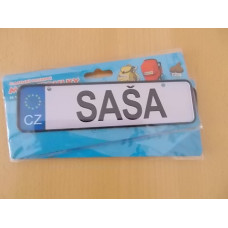 Mini SPZ na kočárek - TOTÁLNÍ VÝPRODEJ !!! Saša