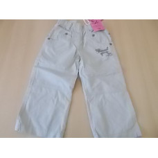 Dívčí plátěné kalhoty HaS - béžové 98 VÝPRODEJ