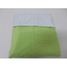 Nepadací  deka do kočárku Emitex 70x100 cm microfleece + bavlna - pistácie - TOTÁLNÍ VÝPRODEJ !!!