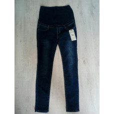 Těhotenské rifle  s pružným bavlněným  pasem M.SARA JEANS TOTÁLNÍ VÝPRODEJ !!