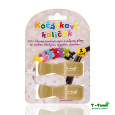 Kočárkové kolíčky 2 kusy v balení  T-tomi  bronzová