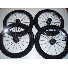 Návleky na kola -  kočárek  se stejnými kolečky  průměr 36 -38 cm - RETRO   cm  4 ks + sáček  FIRKON černá