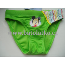 Dětské chlapecké plavky - MICKEY  VÝPRODEJ !!! ZELENÁ