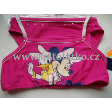 Dívčí 2 - dílné plavky kolekce MINNIE  A KAČKA OLYMPTOY  VÝPRODEJ !!! růžová