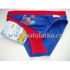 Chlapecké plavky  kolekce SPIDERMAN modrá + červený lem  modrý lem v pase VÝPRODEJ !!