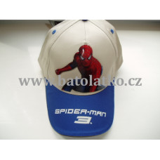 Chlapecká  kšilovka SPIDERMAN vel . 54   VÝPRODEJ !!  béžová + modrá