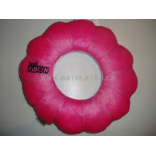 Ergonomický poporodní nebo cestovní polšářek TOTOAL PILLOW růžovo - bílá