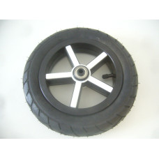 Kolečko na kočárek FIRKON Balance, Verano, Sorano a jiné  černá + bílá áčka  ,,10''  malé 25 cm