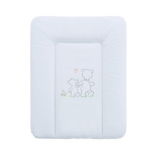 Přebalovací podložka na komodu  70x50cm CEBA BABY medvídci šedá