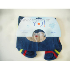 Dětské punčocháče RA 3 YOU BABY tmavě modrá + medvídek