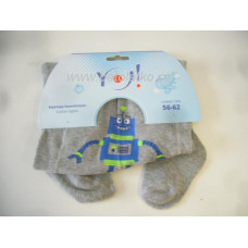 Dětské punčocháče RA 3 YOU BABY šedé + robot