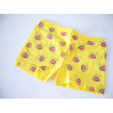 Dívčí spodní boxerky kolekce berušky  UNDERWEAR žlutá