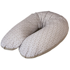 Ceba Multifunkční kojící polštář CEBUŠKA MULTI jersey ornamenty béžové