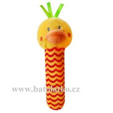 Pískací hračka BOBO BABY BOBAS kuřátko žluté