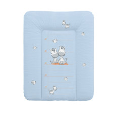 Přebalovací podložka na komodu s vyznačeným metrem   70x50cm CEBA BABY zebra modrá