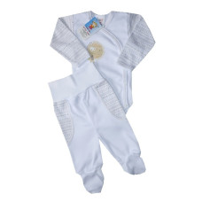 Komplet Lux  bílá káva krokodýl Autex Baby  - KVALITNÍ ČESKÁ VÝROBA !!!