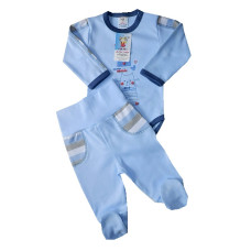 Komplet M-12 světle modrá kocour Autex Baby  - KVALITNÍ ČESKÁ VÝROBA !!!