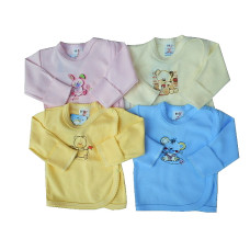 Kojenecká košilka  pro nedonošené miminko  s přehrnovacími rukávky AUTEX BABY ČESKÁ VÝROBA !!!