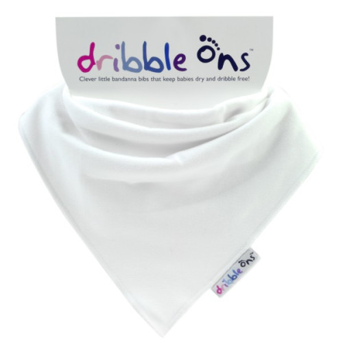 Dribble Ons-Dětský šátek-bryndák White