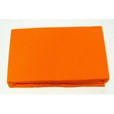 Jerseyové luxusní  prostěradlo na jednolůžko 90x 200 cm  - ČESKÁ KVALITA ! oranžová