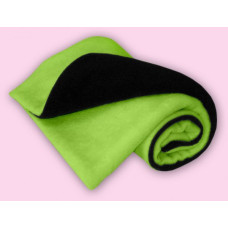 DEKA FLEECE OBOUSTRANNÁIVE - KVALITNÍ ČESKÁ VÝROBA !!! černá +zelená