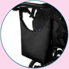 TAŠKA NA KOČÁREK - SIMPLY BAG IVE - KVALITNÍ ČESKÁ VÝROBA !!! černá