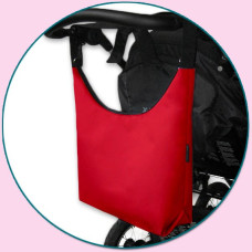 TAŠKA NA KOČÁREK - SIMPLY BAG IVE - KVALITNÍ ČESKÁ VÝROBA !!! červená