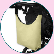 TAŠKA NA KOČÁREK - SIMPLY BAG IVE - KVALITNÍ ČESKÁ VÝROBA !!! smetanová