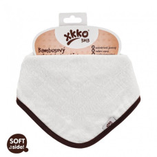 Bambusový dětský slintáček/šátek XKKO BMB - Natural
