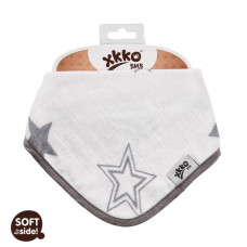 Bambusový dětský slintáček/šátek XKKO BMB - Silver Stars