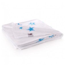 Bambusová dětská deka XKKO®BMB Cyan Stars