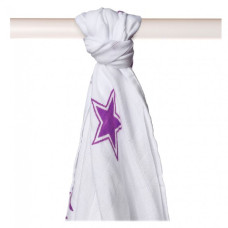 Bambusová osuška XKKO®BMB Lilac Stars 90x100cm - 1ks