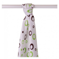 Bambusové pleny XKKO®BMB B&S Lime Bubbles 90x100cm - 1 ks