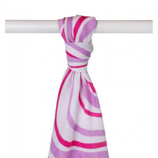 Bambusová osuška XKKO®BMB Ocean Lilac Waves 90x100cm - 1ks