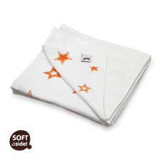 Bambusová dětská deka XKKO®BMB Orange Stars