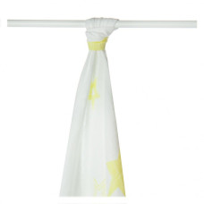 Bambusová osuška XKKO®BMB Lemon Stars 90x100cm - 1ks