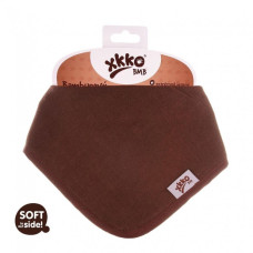 XKKO BMB Bambusový dětský slintáček/šátek - Dark Choco