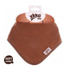 XKKO BMB Bambusový dětský slintáček/šátek - Milk Choco