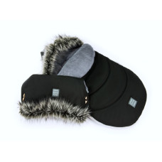 Luxusní set fusak s kožešinou + rukávník  - LIMITOVANÁ EDICE  FLOO FOR BABY CHARLIE  AKCE !!!
