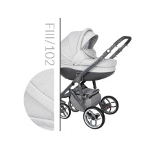 Luxusní kombinovaný kočárek + rukávník v barvě ZDARMA  !!!  BABY MERC FASTER STYLE III č. 102A